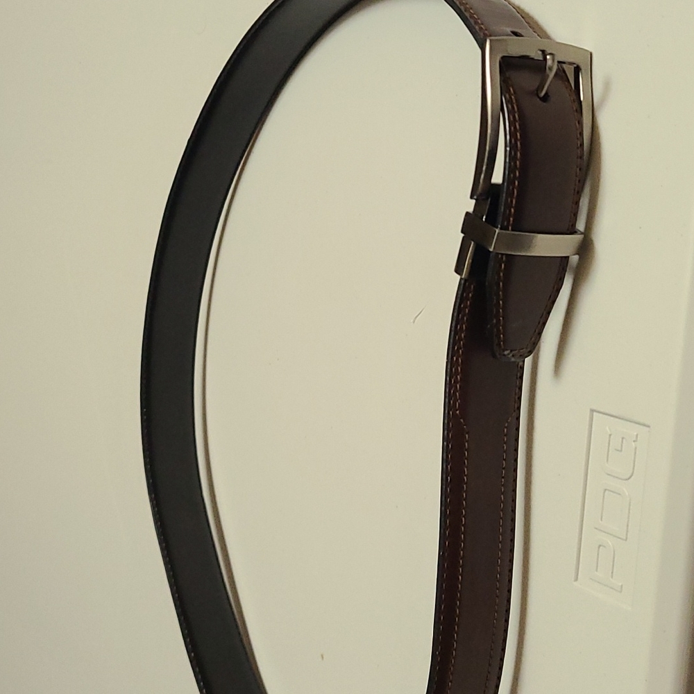Brown/Black reversible belt size 38